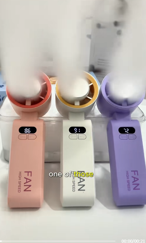 Portable Mini Cooling Fan (With Mist)